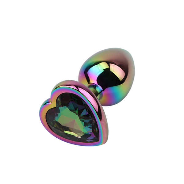 Plug Anal Rainbow Heart Butt