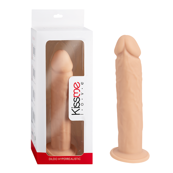 Premiun Silicone Dildo Hyperrealistic Talla L Caramel