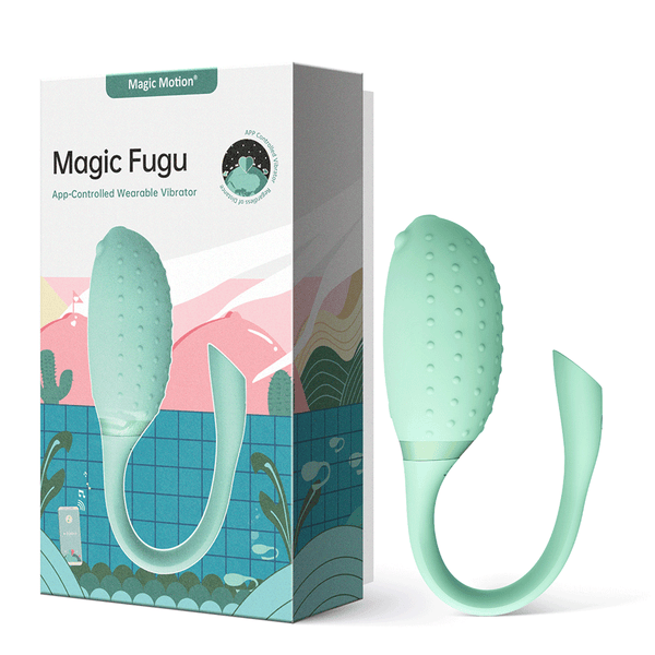 Vibrador Magic Fugu Green controlado por APP Global