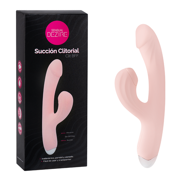 Vibrador Succión Clitorial Clit BFF