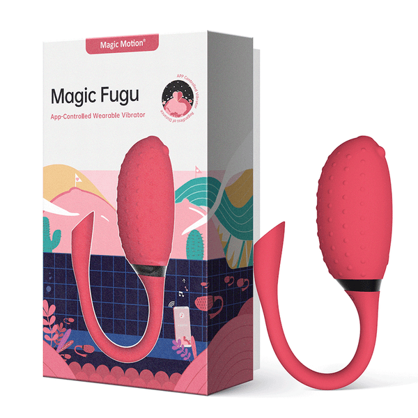 Vibrador Magic Fugu Red Controlado por APP Global