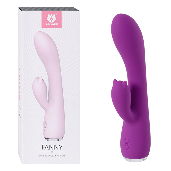 Vibrador Doble Estimulación Fanny Purple