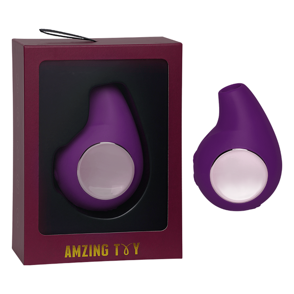 Vibrador y Estimulador clirtorial por Ondas George BY Amzing Toys Purple