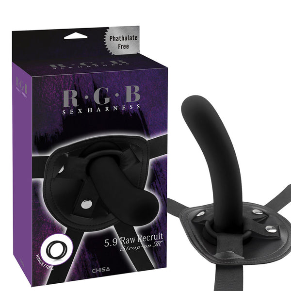 Arnés Raw Recruit Strap-On Black