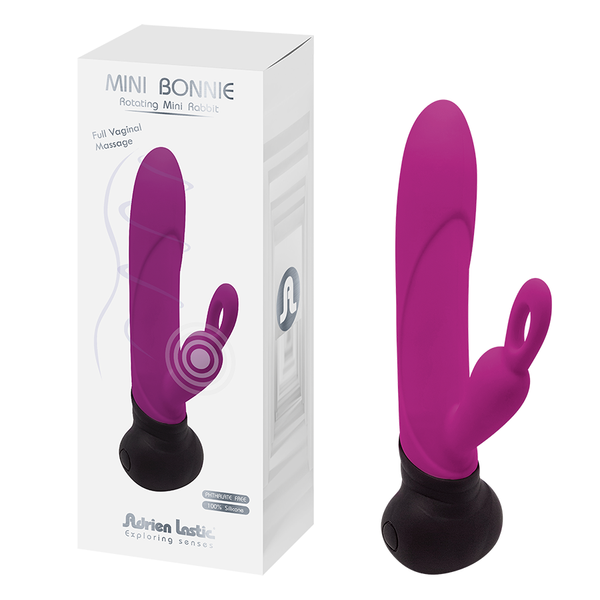 Vibrador Doble Estimulación Mini Bonnie  & Clyde Purple