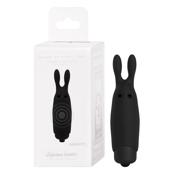 Mini Bala Vibradora Lastic Pocket Vibe Black