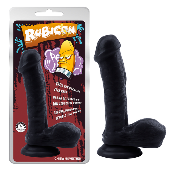 Dildo Gentle Black Penis 7.5''