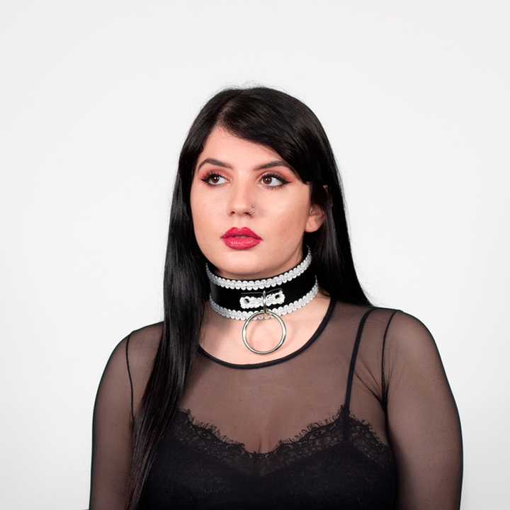 Slut Neck Collar Black - Senxual Fantasy