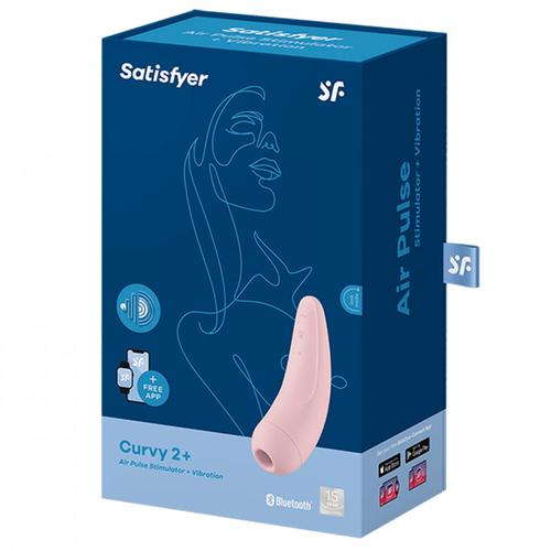 Satisfyer Curvy 2+ Vibrador Y Estimulador De Clitoris Interactivo - Senxual Fantasy